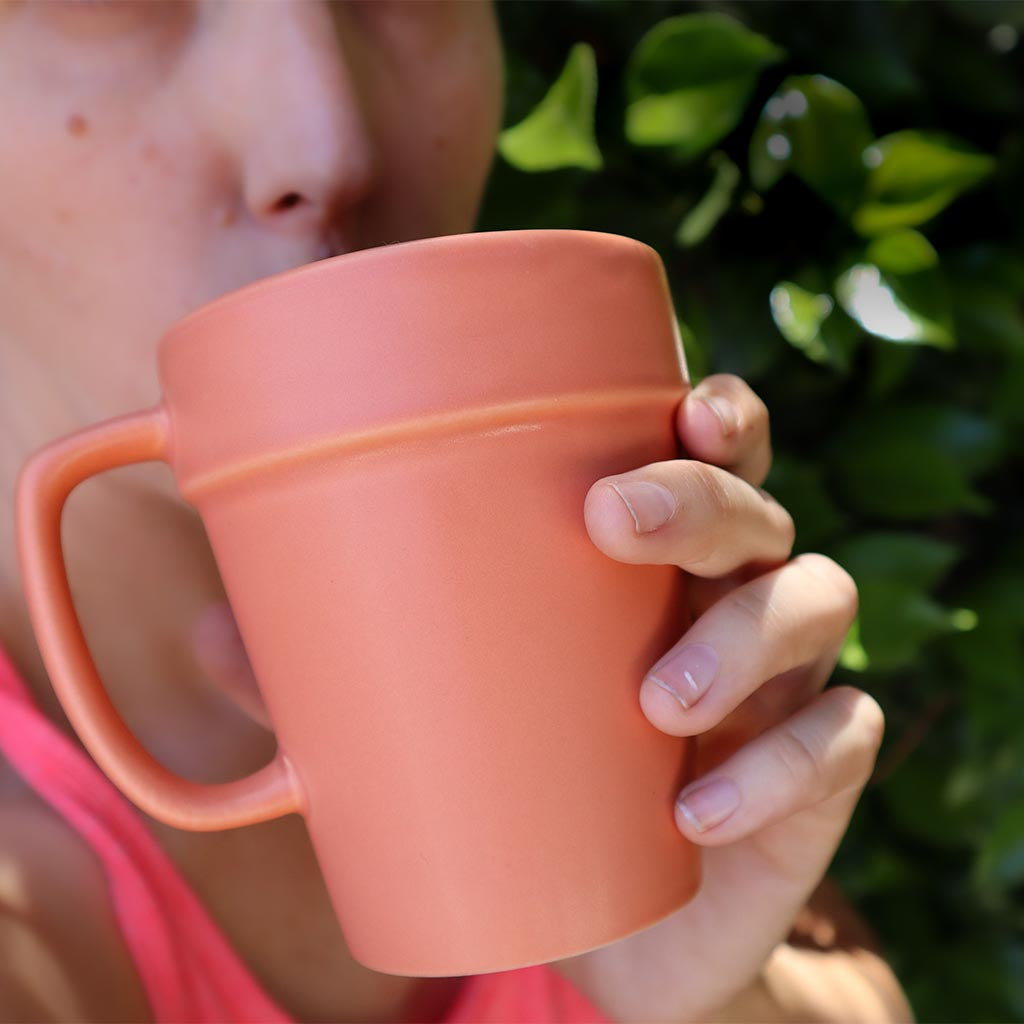 Flower Pot tea Mug sip